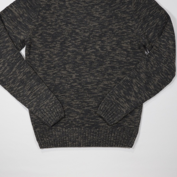 American Threads Men's Crew Neck Long Sleeve Pullover Sweater Dark Grey Size S - Picture 6 of 9